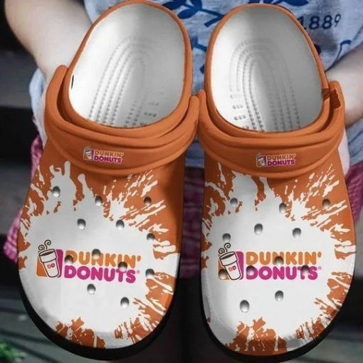 Dunkin Donuts Coffee Drink Gift Rubber clog Shoes Comfy Footwear