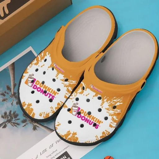 Dunkin Donuts Coffee Drink I Comfortable For Man And Women Classic Water Rubber clog Shoes Comfy Footwear