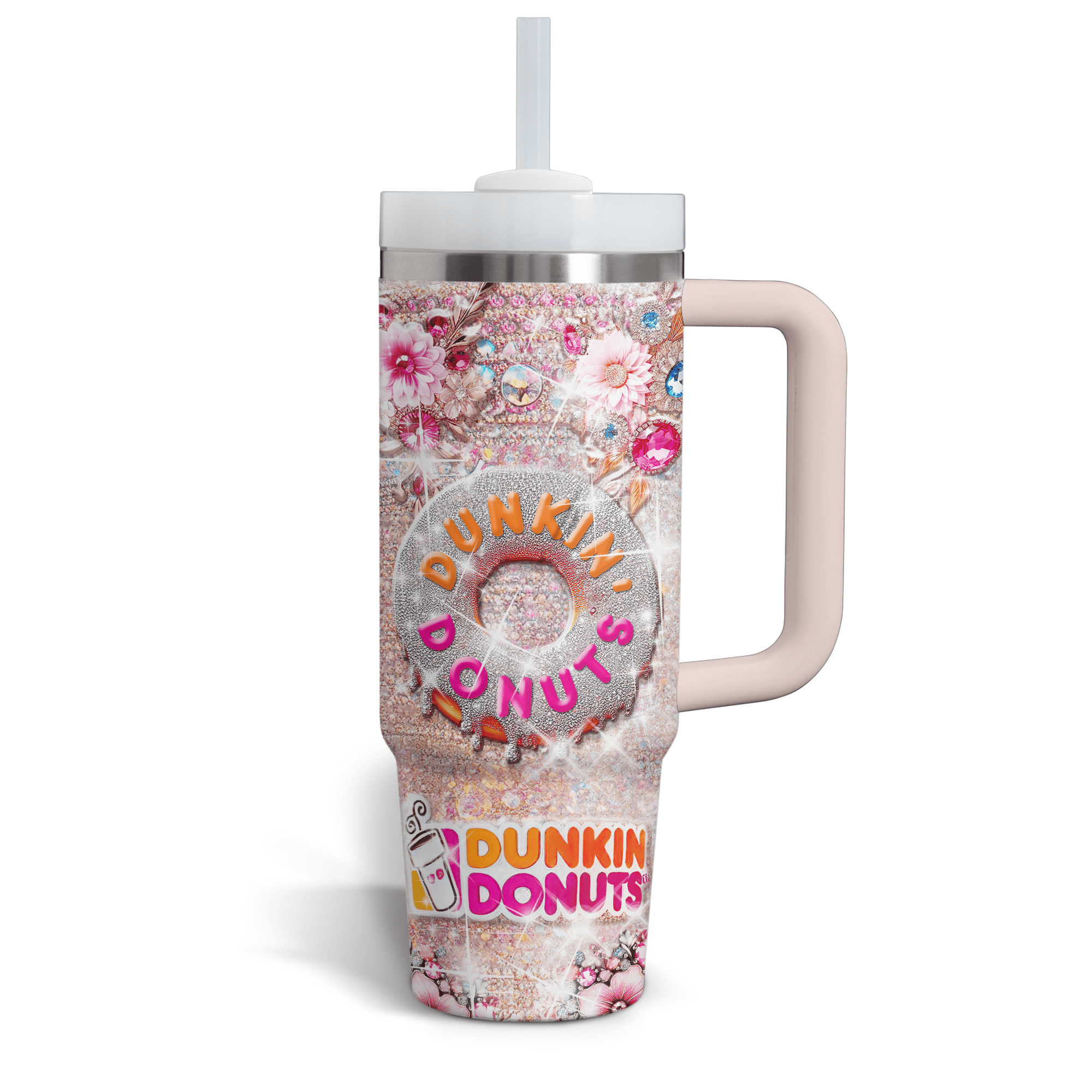 Dunkin Donuts Custom Stanley Cup 40 oz 30 oz Tumbler With HandleTVC2301527 - Image 2