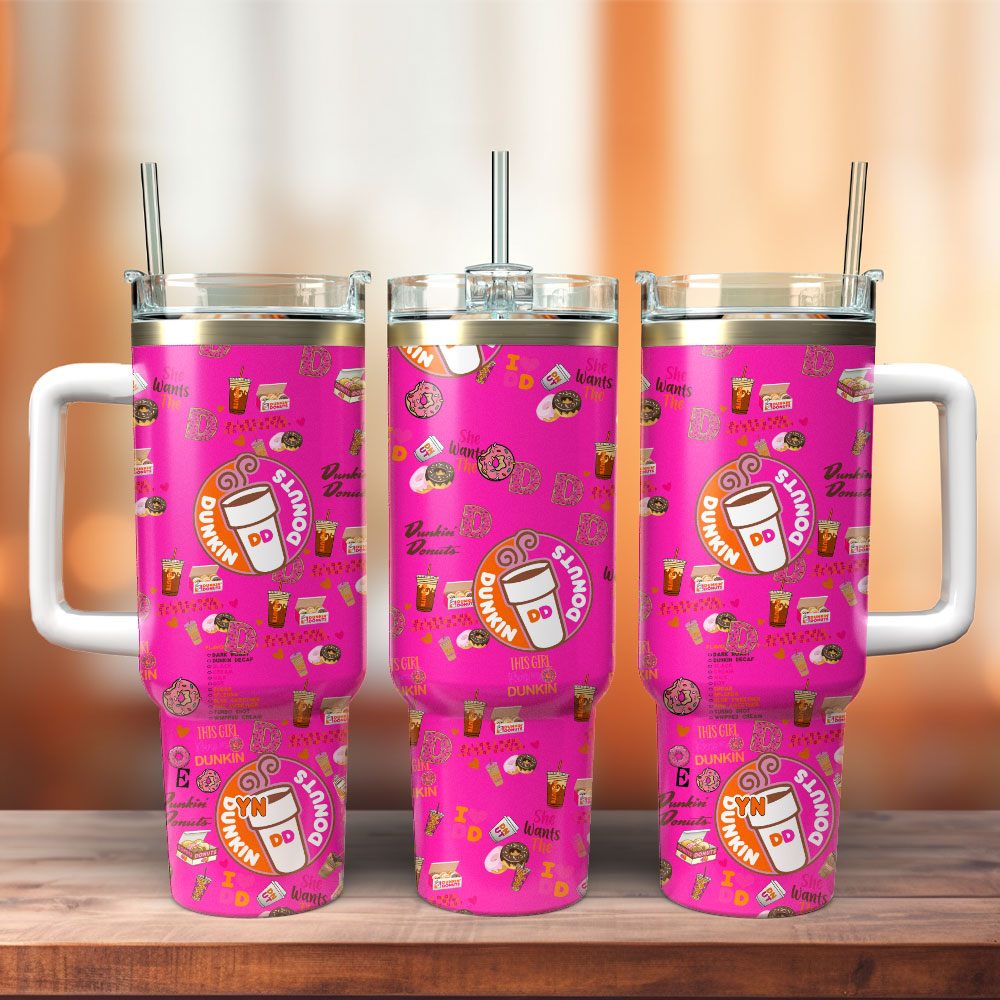 Dunkin Donuts Drink Custom Stanley Cup 40 oz 30 oz Tumbler With HandleTVC2301342