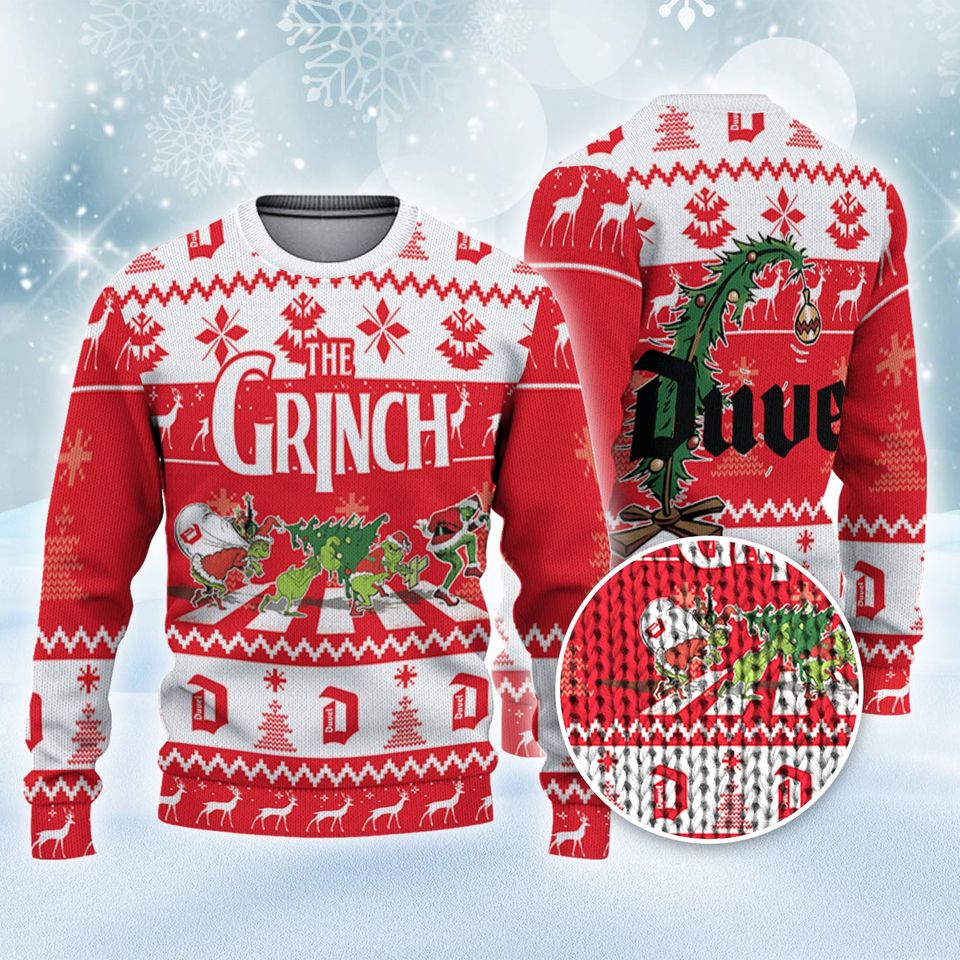 Duvel Beer The Grin Christmas Ugly Sweater