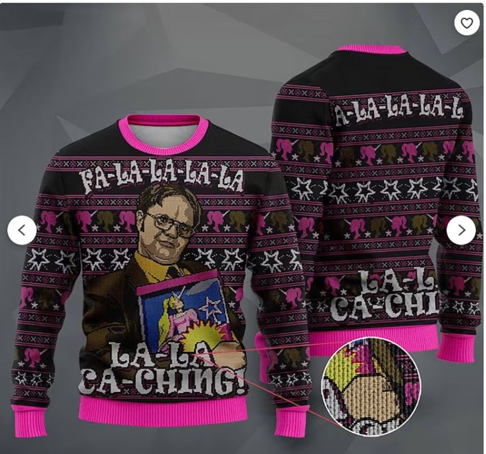 Dw Schrute The Office 3D Ugly Sweater