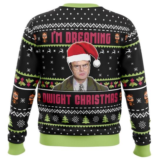 Dw Schrute The Office Ugly Christmas Sweater, Michael Scott Shirt, Tv Shows Movie Shirt, Christmas Sweater Woman, Sweater For Men - Image 8
