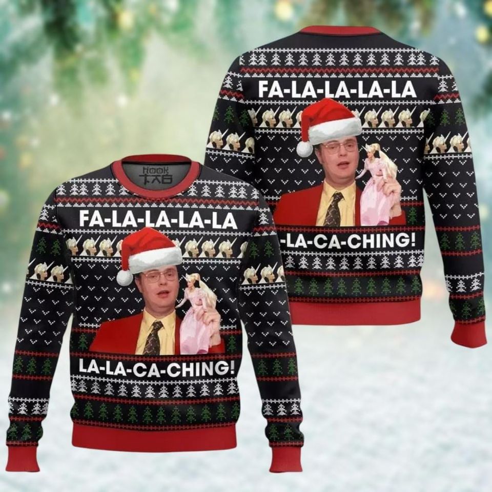 Dw Schrute Ugly Christmas Sweater, The Office Xmas Sweater