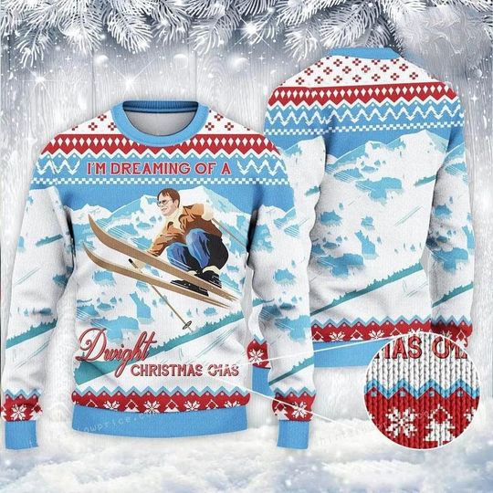 Dwight Christmas Sweater - Ugly Christmas Design - Image 3