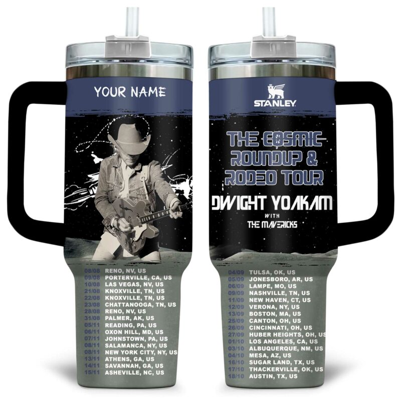 Dwight Yoakam Music Custom Stanley Cup 40 oz 30 oz Tumbler With HandleTVC230192 - Image 2