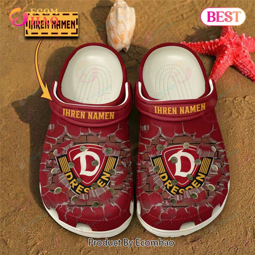 Dynamo Dresden Liga Sport Crocs Crocband Clogs Shoes Comfortable For Men Women and Kids