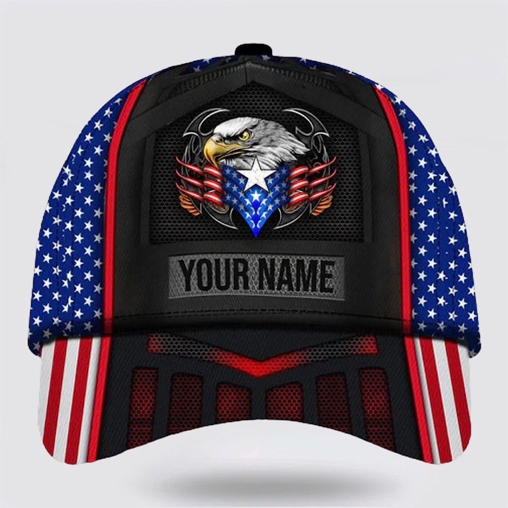 Eagle America Patriotic Baseball Cap, Christian, Jesus Hat Trucker Hats Custom Hats Gifts For Men & Women