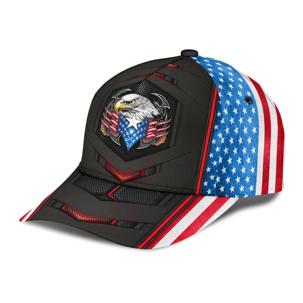 Eagle American Flag Baseball Cap United States Flag Eagle Classic Hat Trucker Hats Custom Hats Gifts For Men & Women