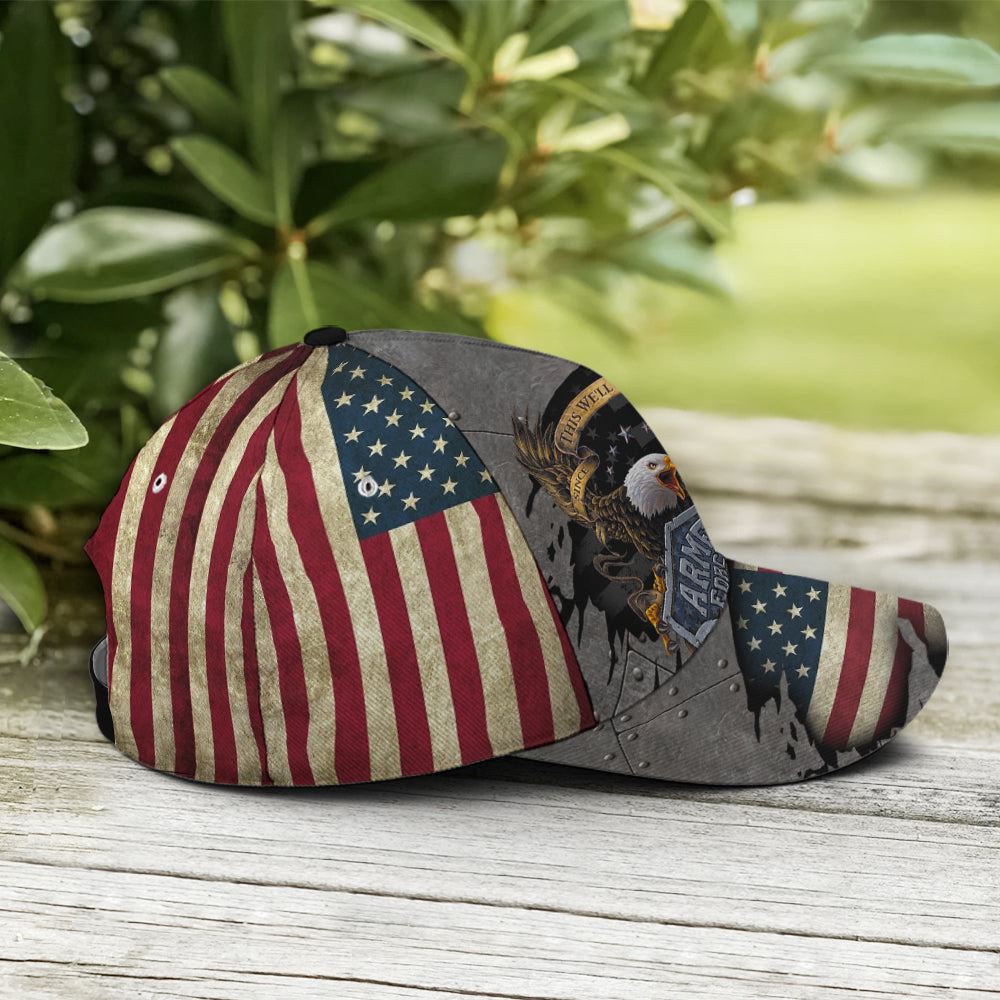 Eagle Armed Force US Flag Baseball Cap, Christian, Jesus Hat Trucker Hats Custom Hats Gifts For Men & Women
