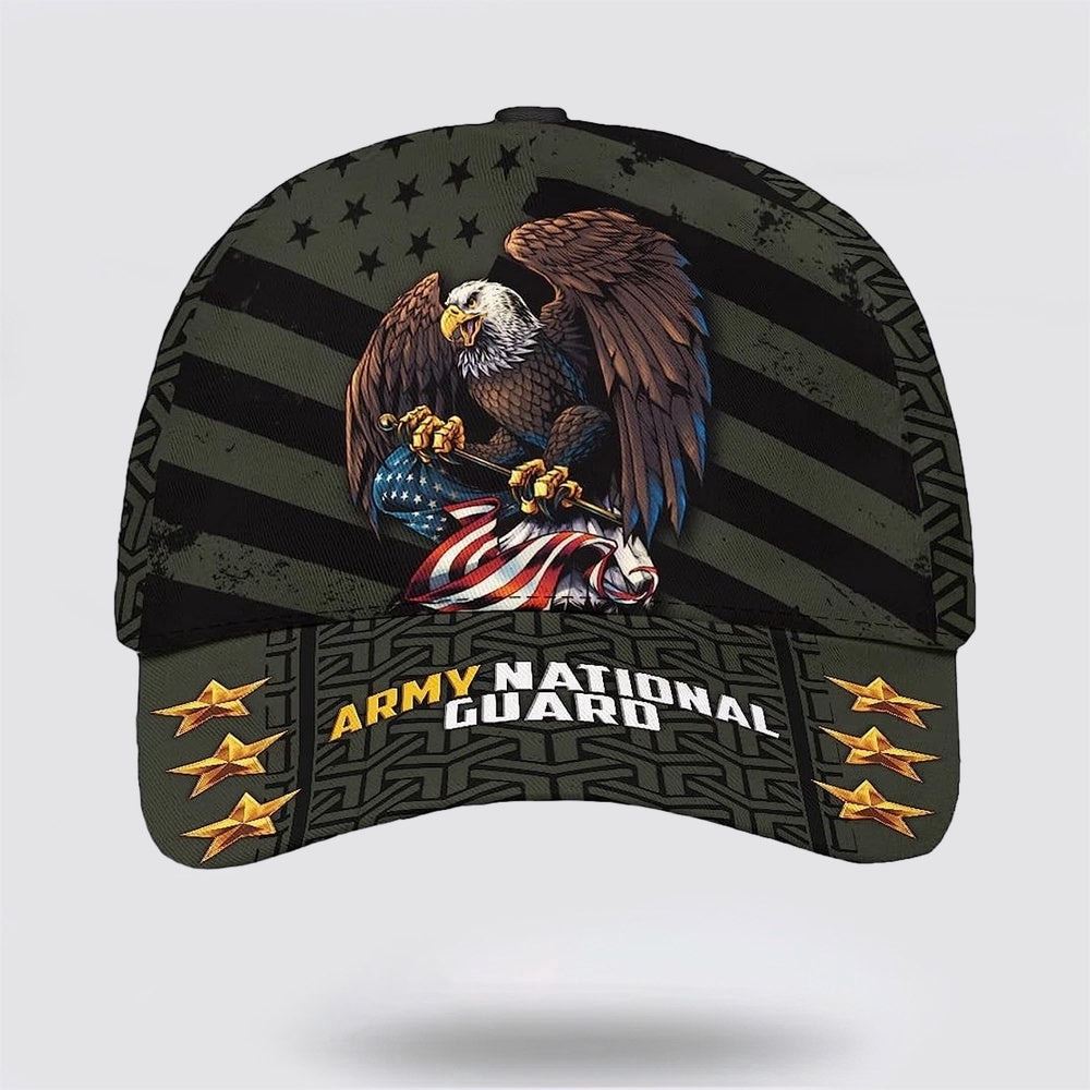 Eagle Army National Guard Baseball Cap, Christian, Jesus Hat Trucker Hats Custom Hats Gifts For Men & Women