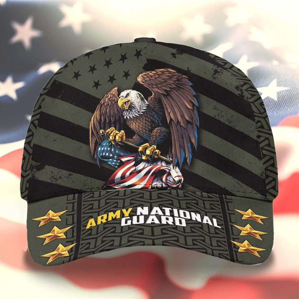 Eagle Army National Guard Baseball Cap, Christian, Jesus Hat Trucker Hats Custom Hats Gifts For Men & Women