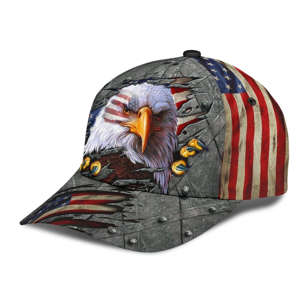 Eagle Baseball Cap Eagle American Flag Iron Classic Hat Trucker Hats Custom Hats Gifts For Men & Women