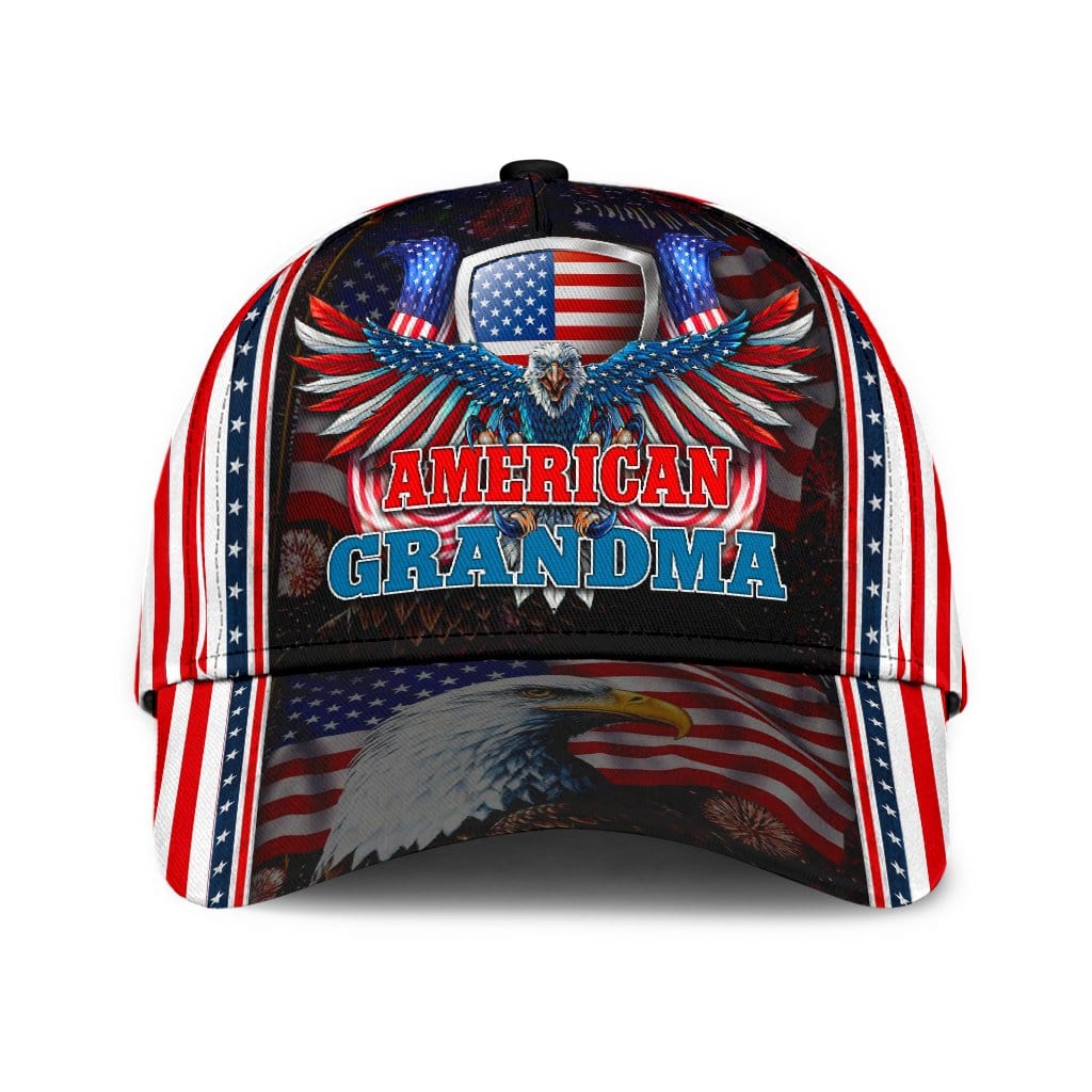 Eagle Baseball Cap Eagle American Grandma Classic Hat Trucker Hats Custom Hats Gifts For Men & Women