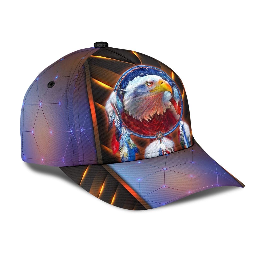 Eagle Baseball Cap Eagle Dram Catcher Galaxy Classic Hat Trucker Hats Custom Hats Gifts For Men & Women