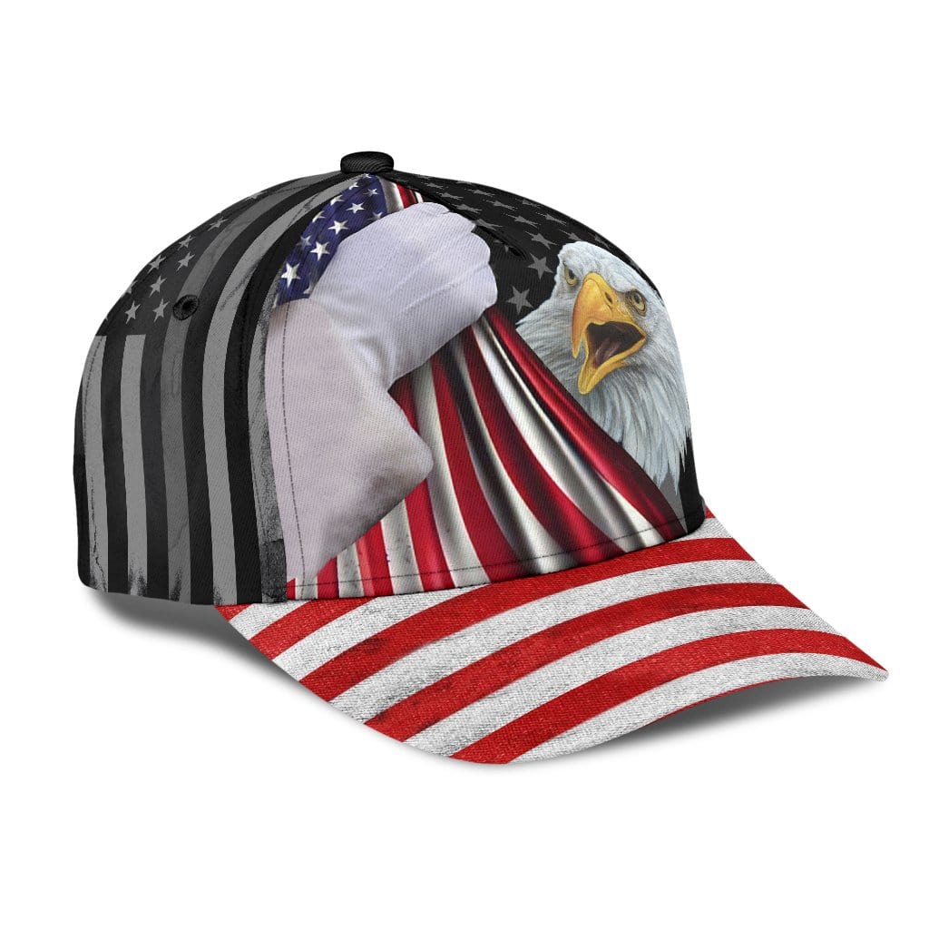 Eagle Baseball Cap Eagle God Blessed American Classic Hat Trucker Hats Custom Hats Gifts For Men & Women