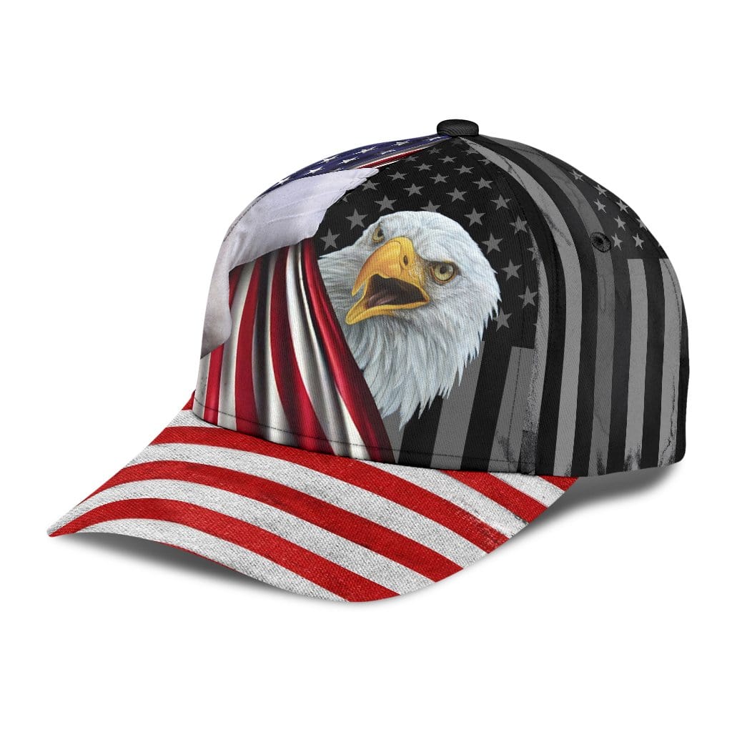 Eagle Baseball Cap Eagle God Blessed American Classic Hat Trucker Hats Custom Hats Gifts For Men & Women