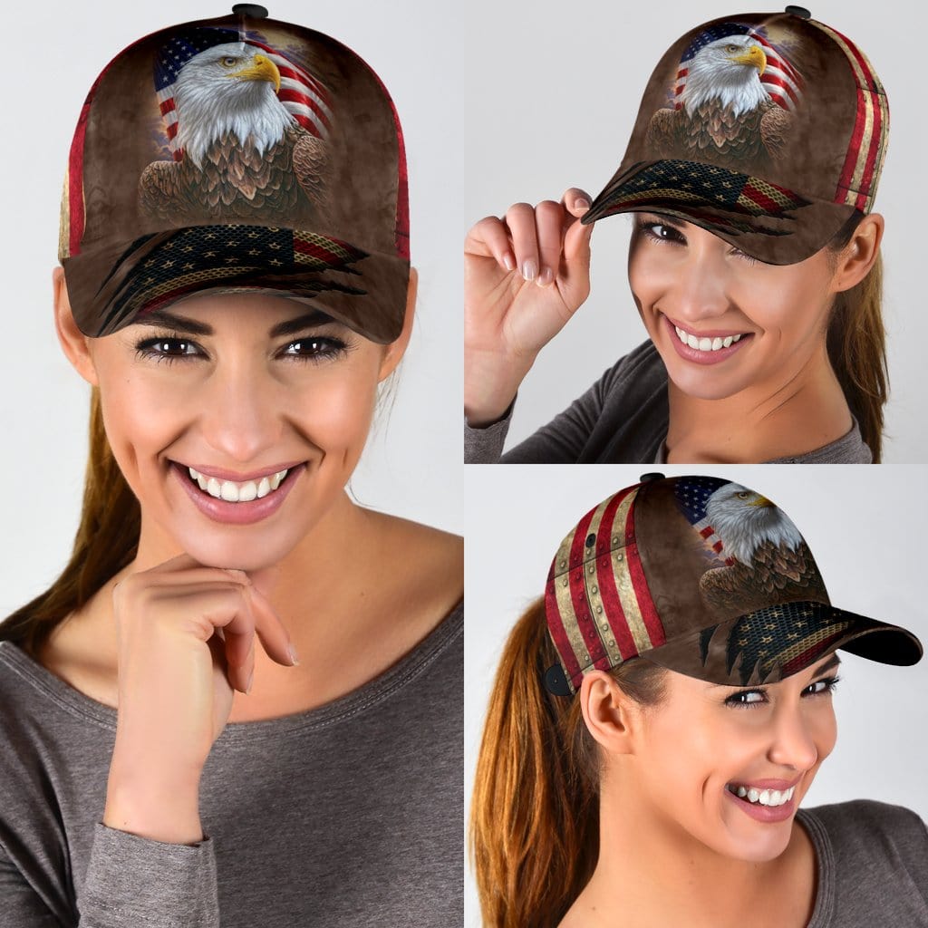 Eagle Baseball Cap Eagle Independance Classic Hat Trucker Hats Custom Hats Gifts For Men & Women