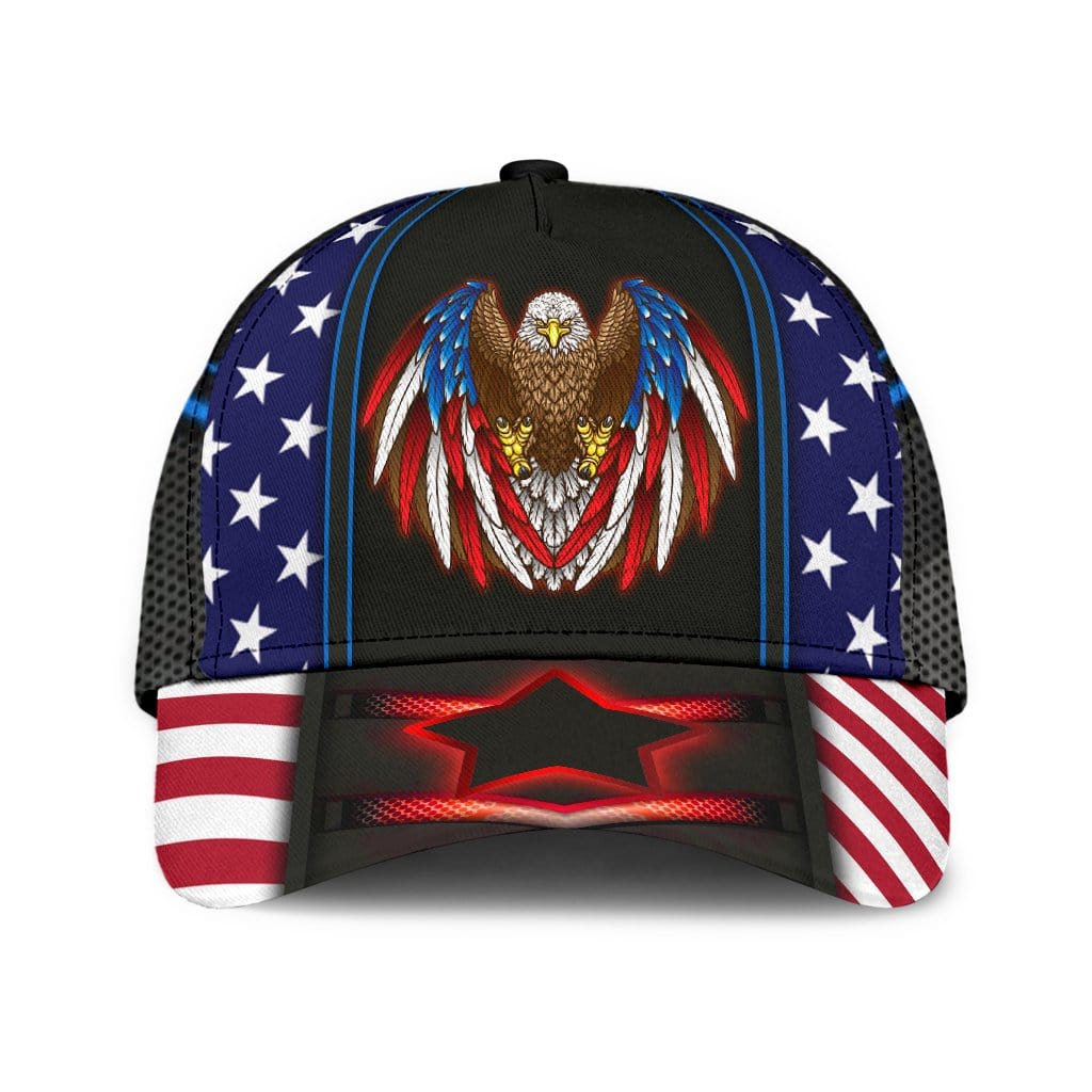 Eagle Baseball Cap Eagle Proud American Classic Hat Trucker Hats Custom Hats Gifts For Men & Women