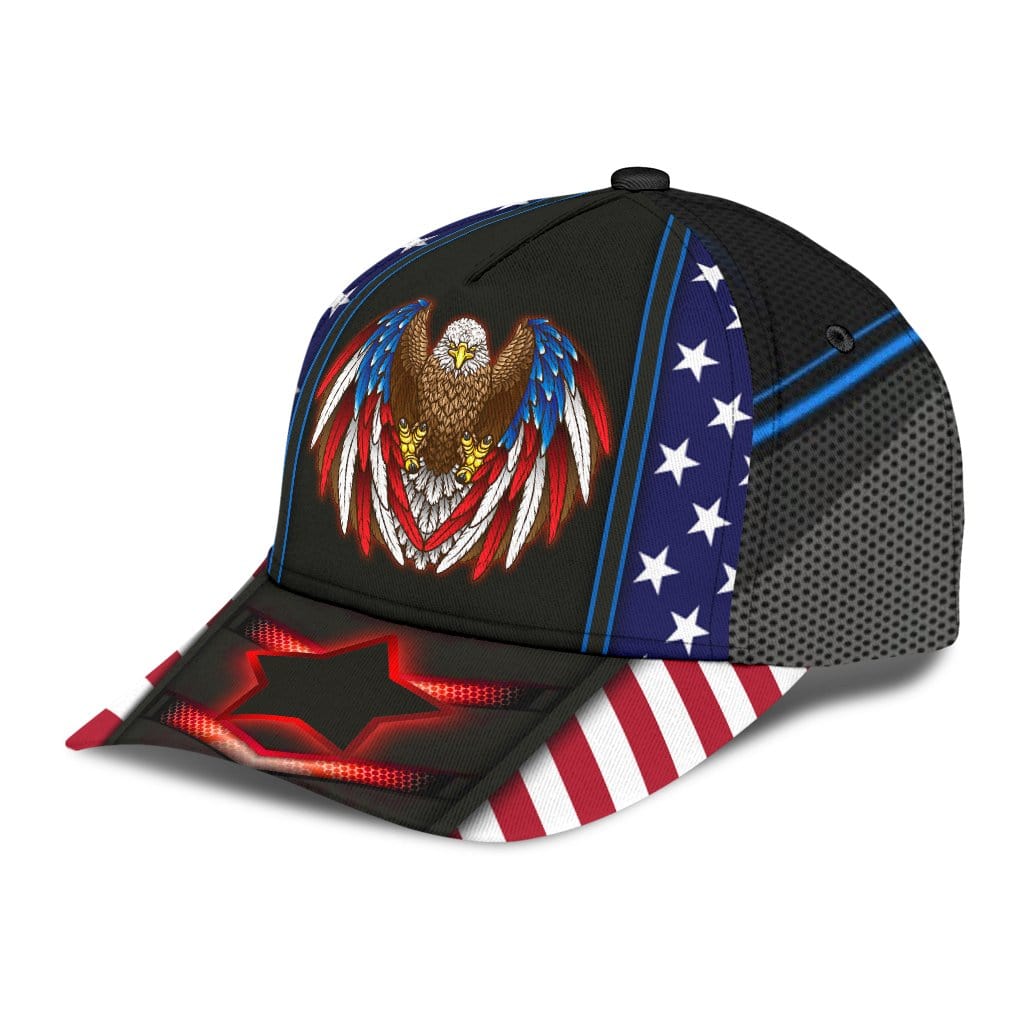 Eagle Baseball Cap Eagle Proud American Classic Hat Trucker Hats Custom Hats Gifts For Men & Women