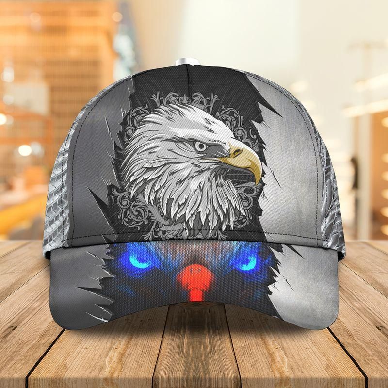 Eagle Grey Classic Cap Baseball Cap Trucker Hats Custom Hats Gifts For Men & Women