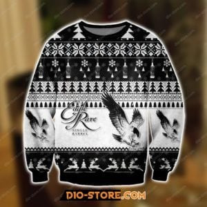 Eagle Rare Whiskey Ugly Christmas Sweater Adult 3D Funny Matching for family