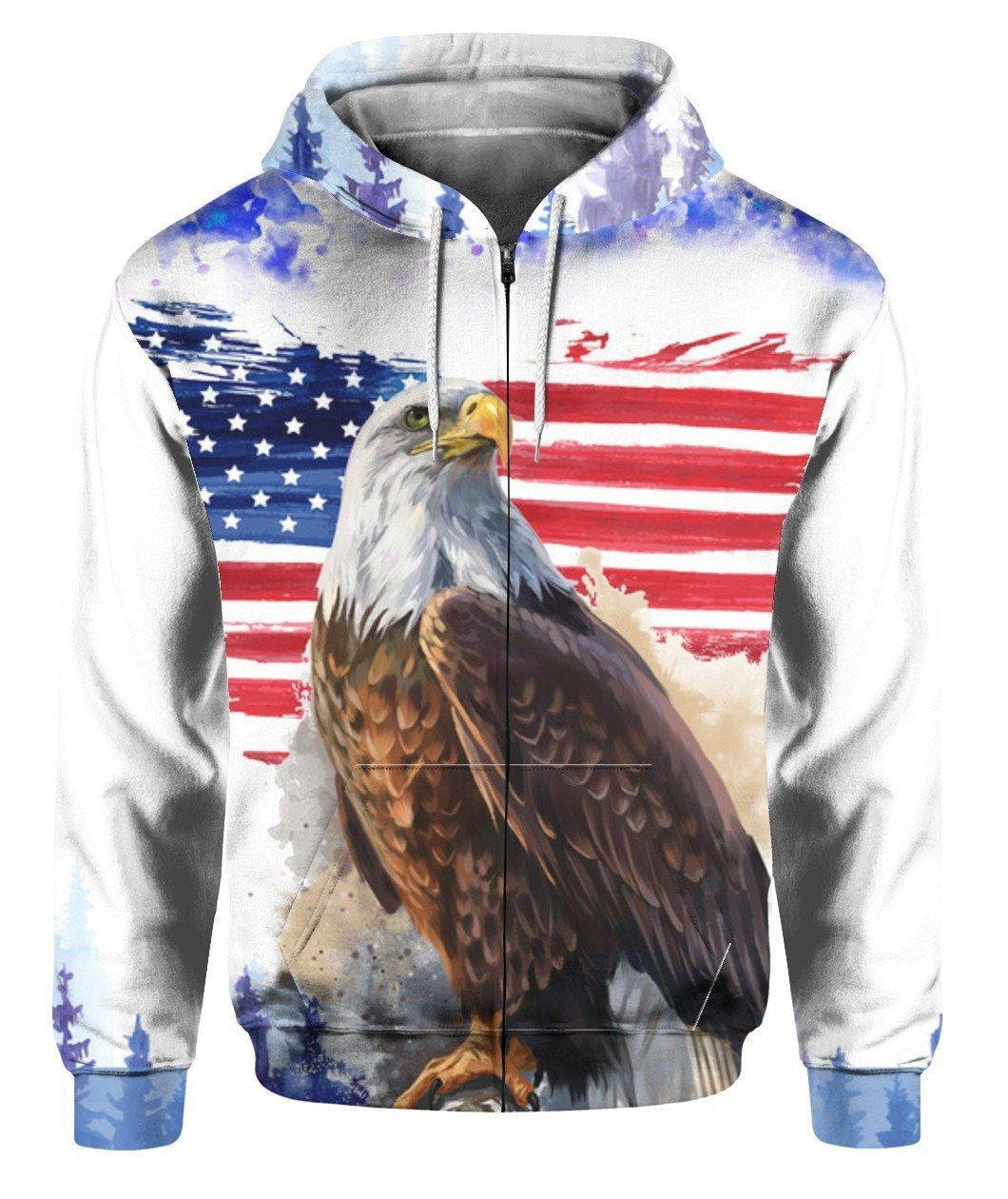 Eagle Scale 3D All Over Print Hoodie, Zip Hoodie