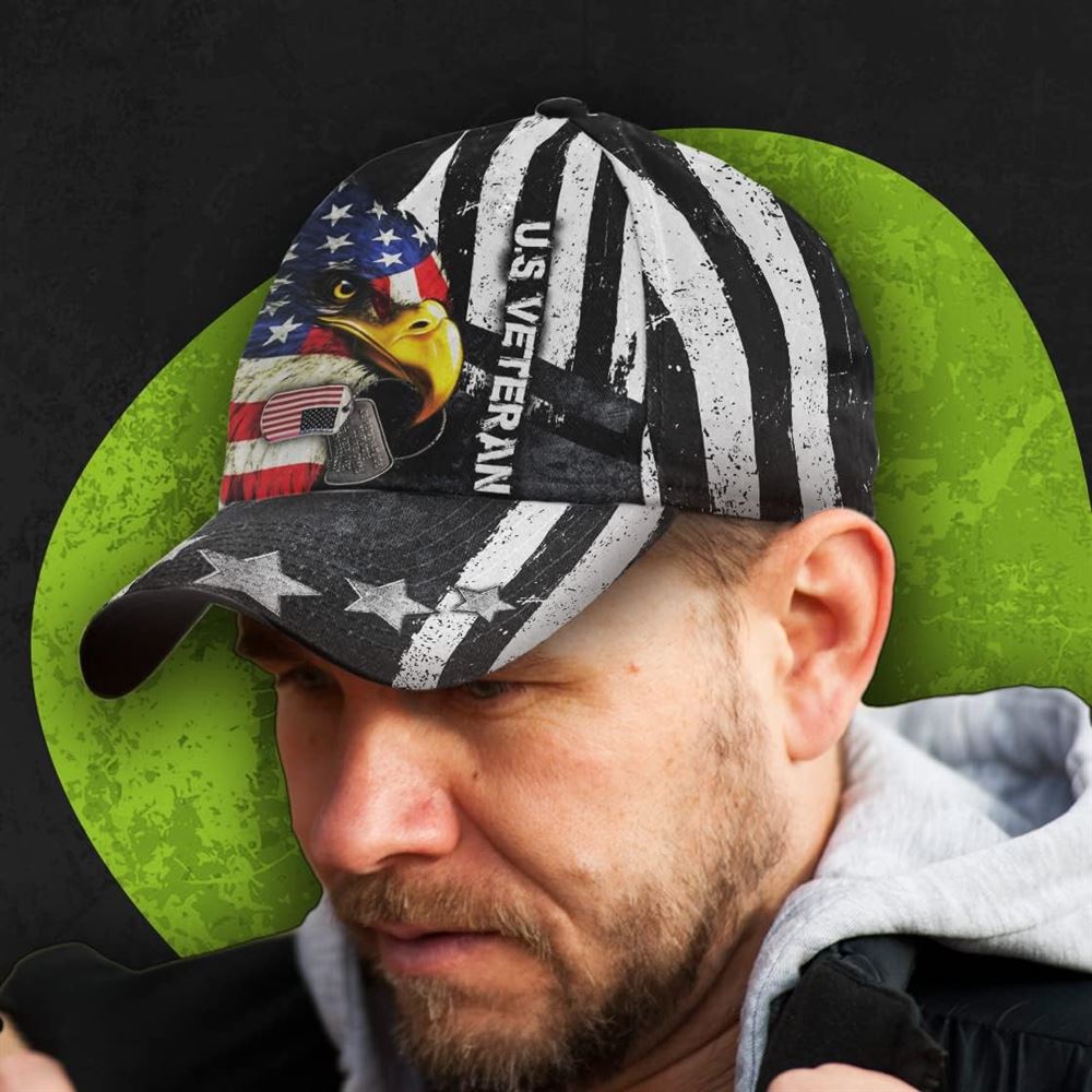 Eagle Us Veteran Baseball Cap, Christian, Jesus Hat Trucker Hats Custom Hats Gifts For Men & Women