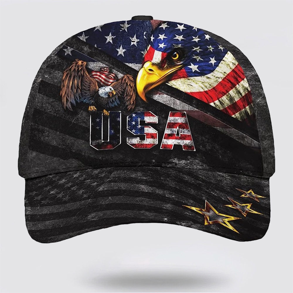 Eagle Usa Baseball Cap - Christian Hats for Men and Women Trucker Hats Custom Hats Gifts For Men & Women