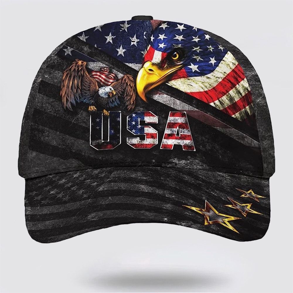 Eagle Usa Baseball Cap, Christian, Jesus Hat Trucker Hats Custom Hats Gifts For Men & Women