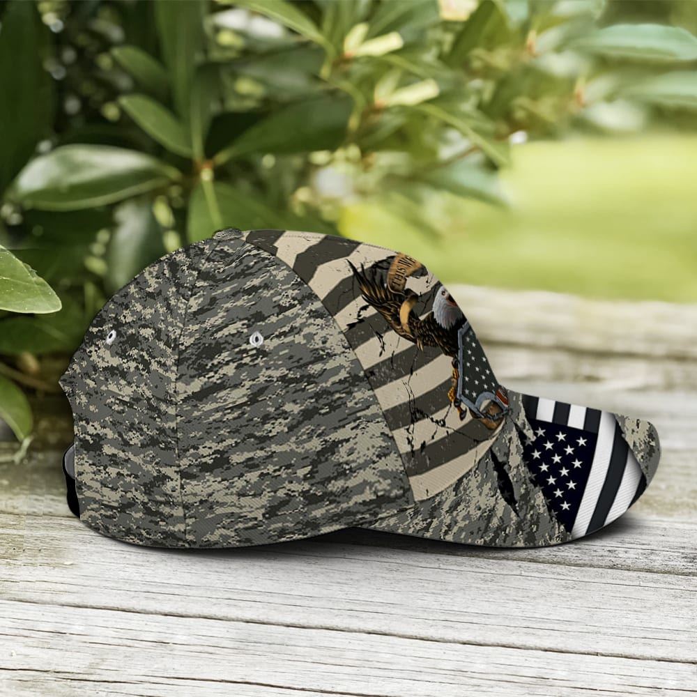 Eagle Veteran US Flag Camo Pattern Baseball Cap, Christian, Jesus Hat Trucker Hats Custom Hats Gifts For Men & Women