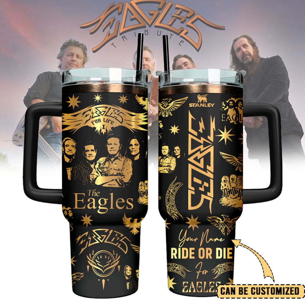 Eagles Band Custom Stanley Cup 40 oz 30 oz Tumbler With HandleTVC2301133