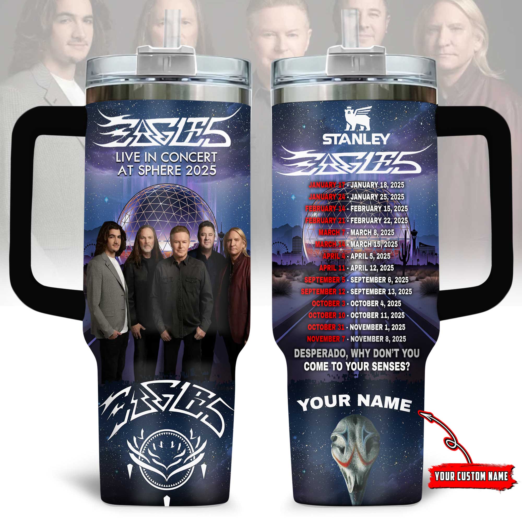 Eagles Band Music Custom Stanley Cup 40 oz 30 oz Tumbler With HandleTVC2301169