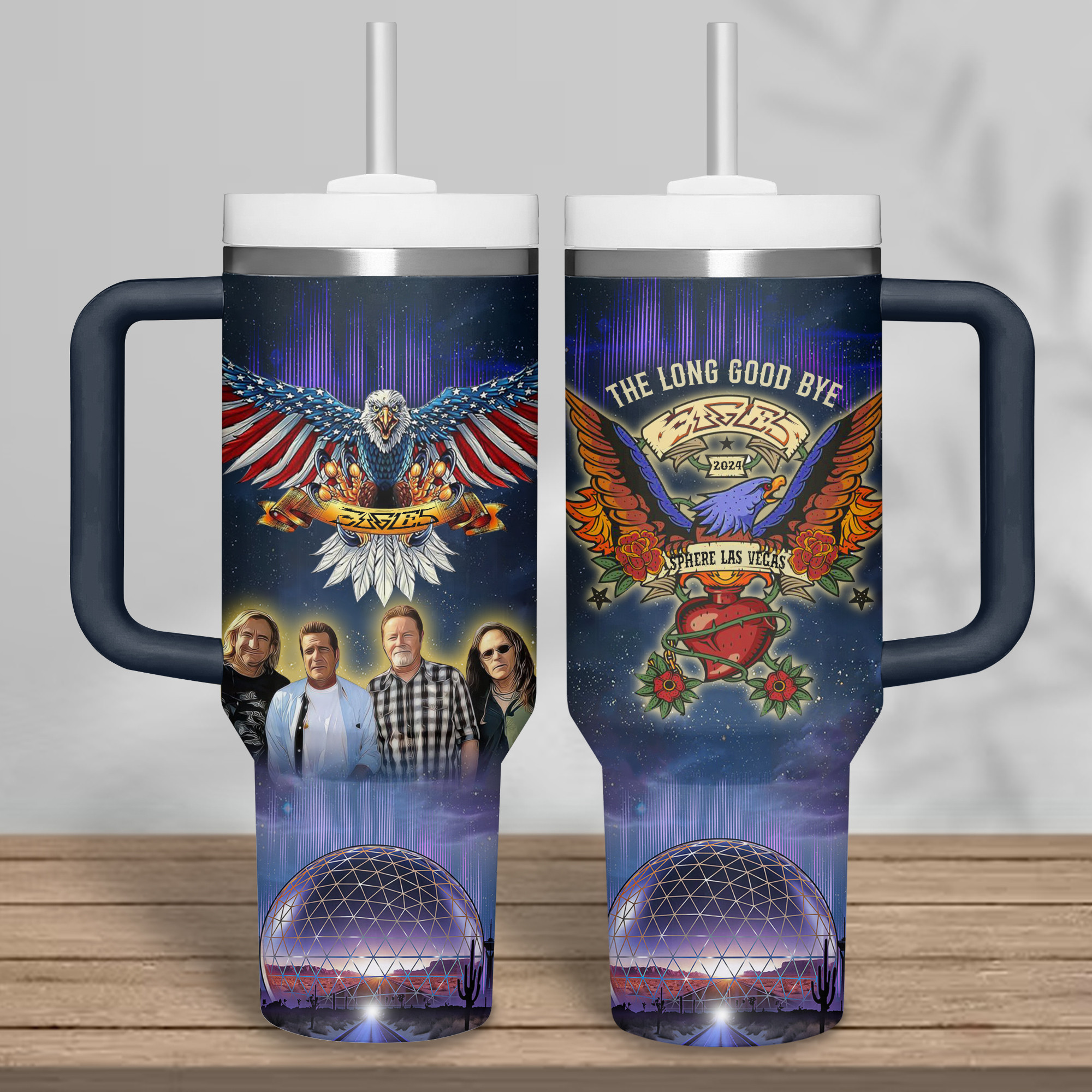 Eagles Band Music Custom Stanley Cup 40 oz 30 oz Tumbler With HandleTVC2301741 - Image 3