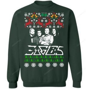 Eagles Band Ugly Christmas Sweater Adult 3D Funny Matching for family