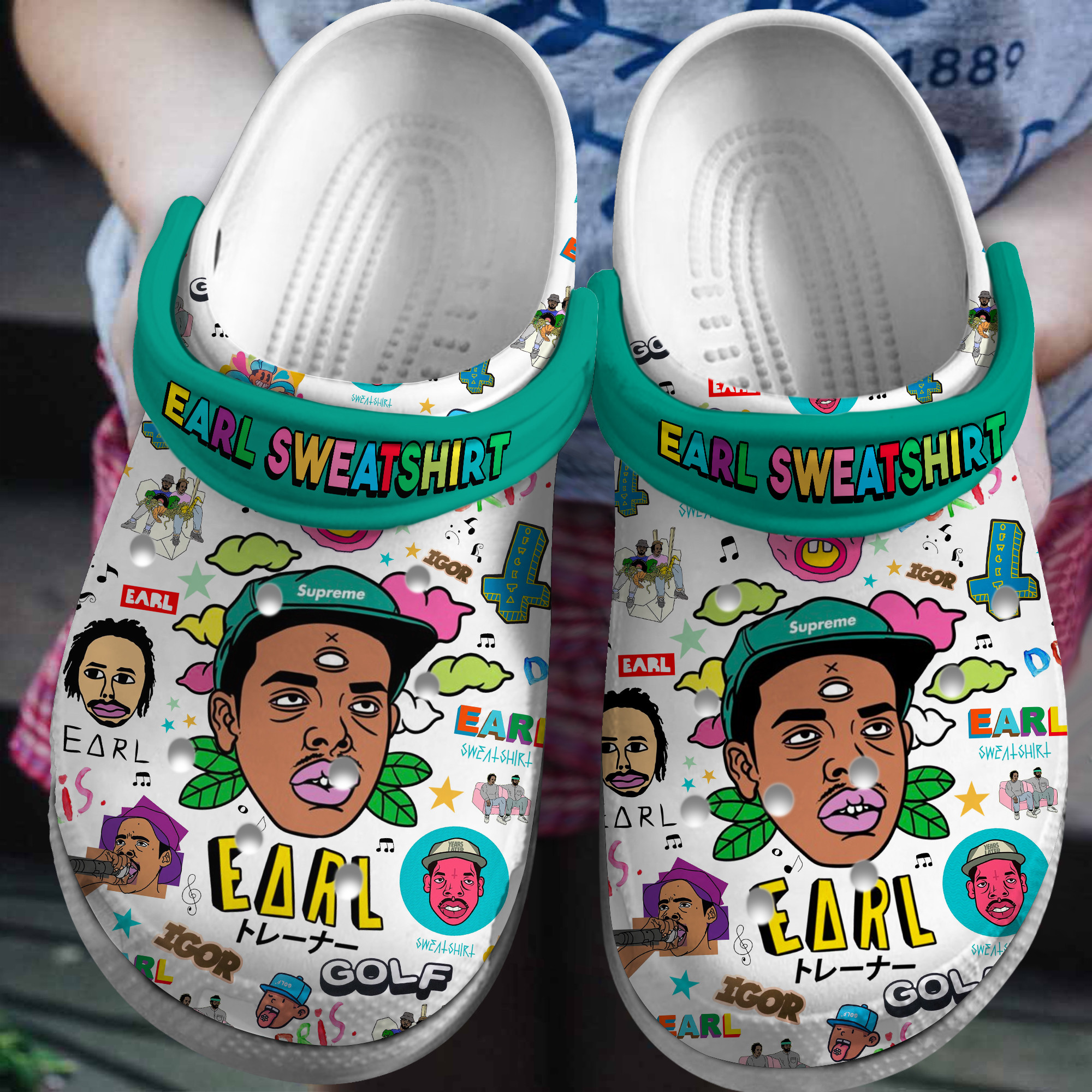 Earl Sweatshirt Music Crocs Crocband Clogs Shoes Comfortable For Men Women and Kids