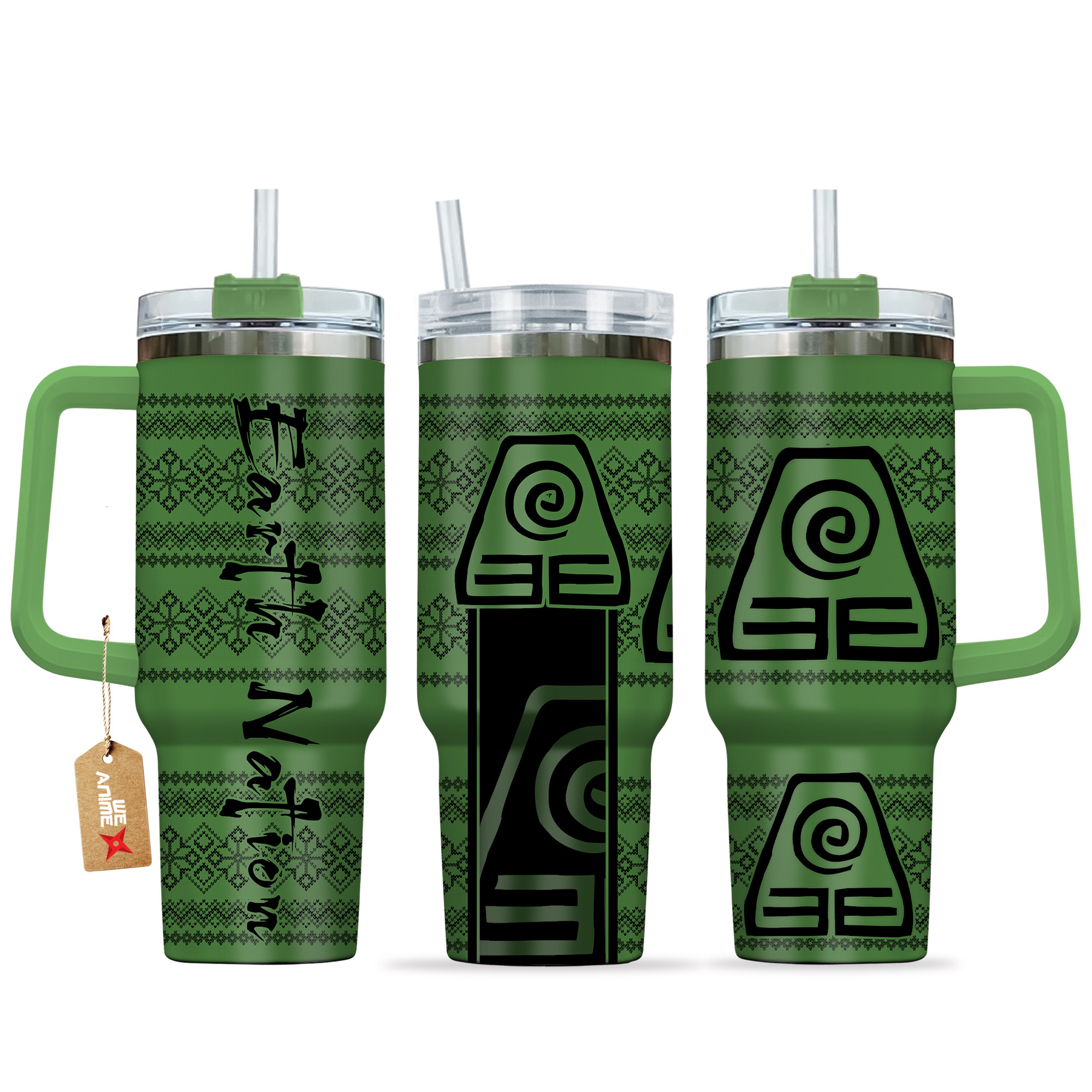 Earth Nation Avatar Anime Custom Stanley Cup 40 oz 30 oz Tumbler With HandleTVC2301163