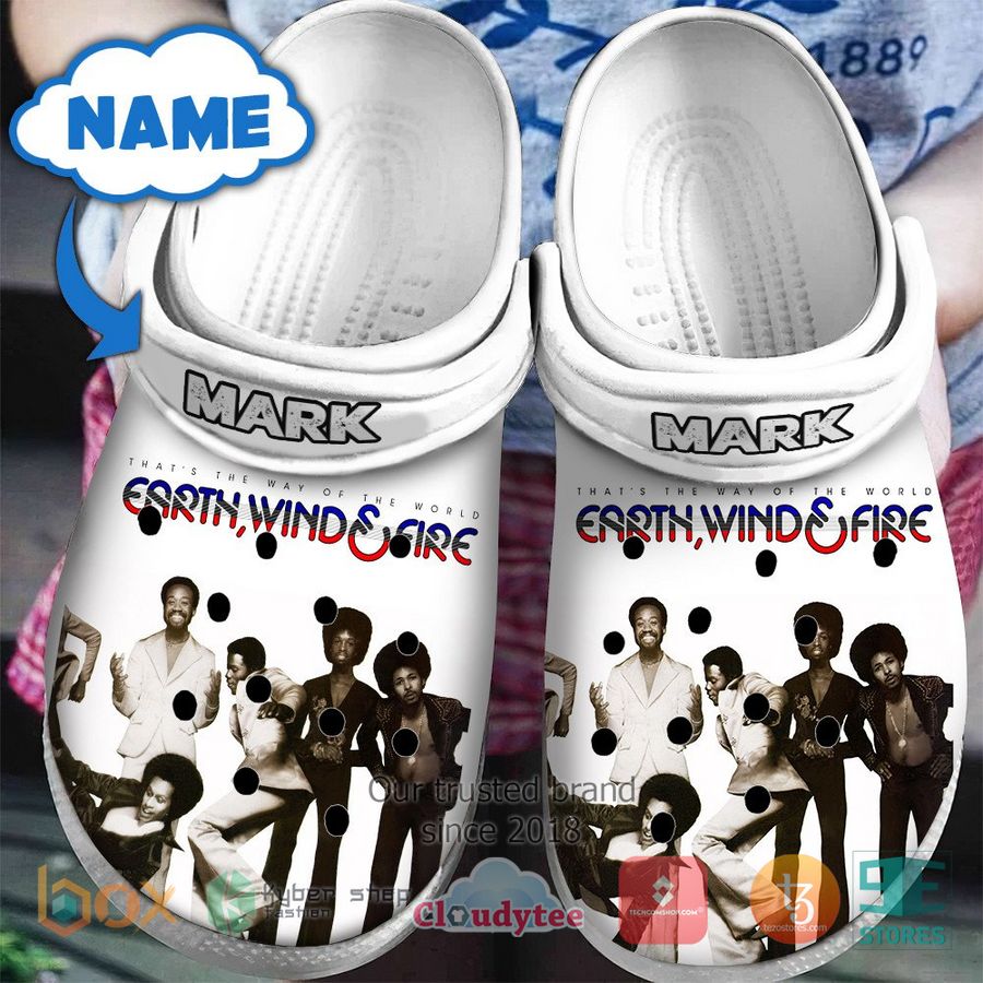 Earth, Wind & Fire Band Music Crocs Crocband Clogs Shoes Comfortable For Men Women and Kids
