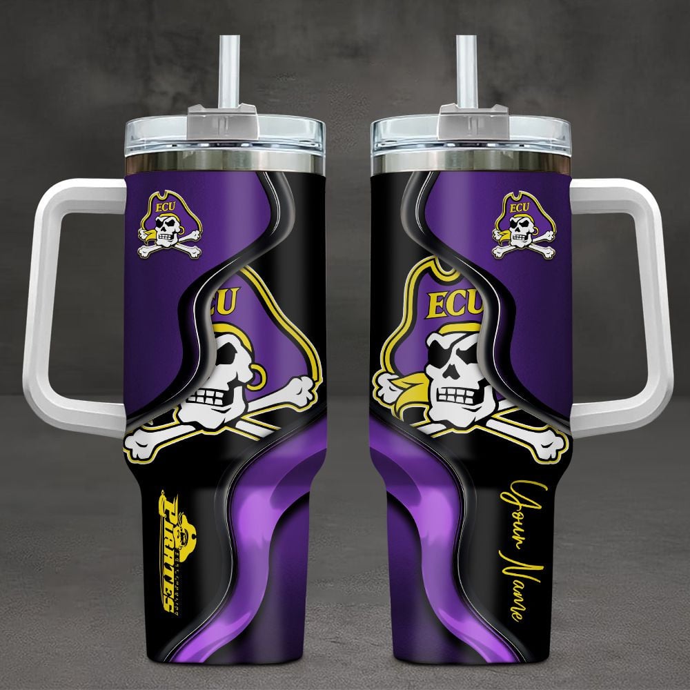 East Carolina Pirates NCAA Custom Stanley Cup 40 oz 30 oz Tumbler With HandleTVC2301105