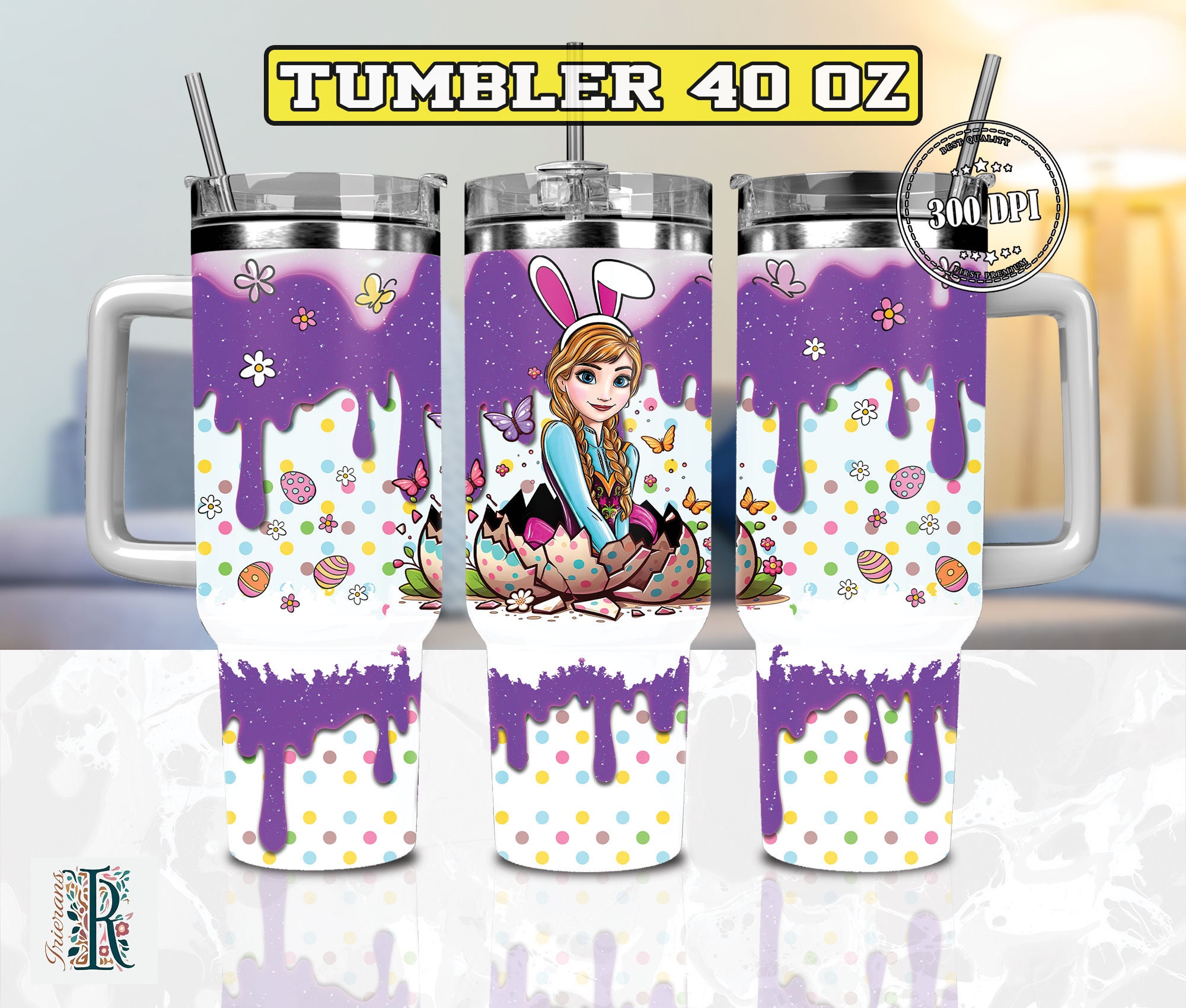 Easter Anna Frozen Disney Cartoon Custom Stanley Cup 40 oz 30 oz Tumbler With HandleTVC2301974