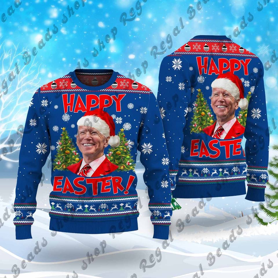 Easter Day Sweater for Christmas,Happy  Easter Day Ugly Sweater