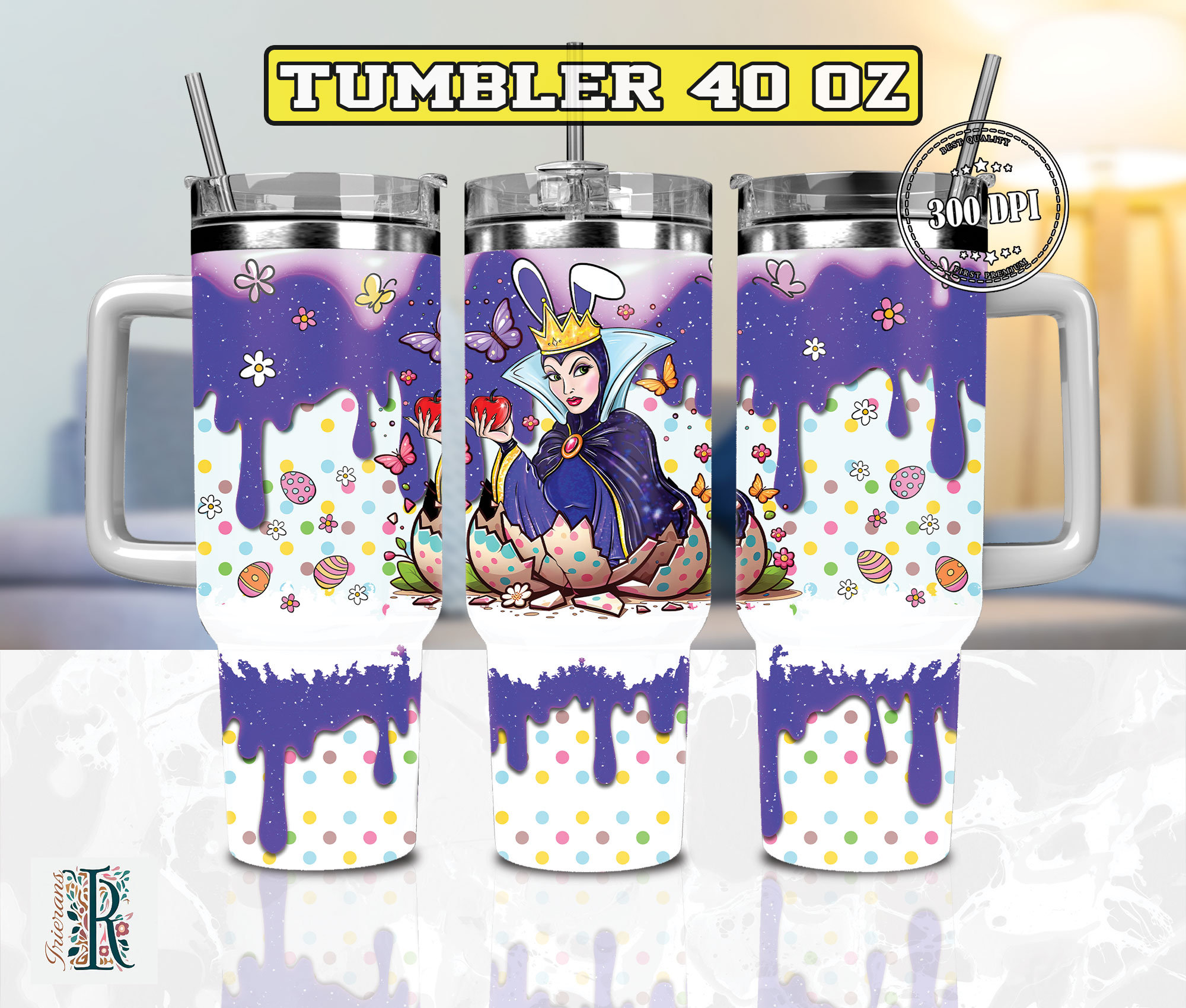 Easter Evil Queen Snow White Disney Cartoon Custom Stanley Cup 40 oz 30 oz Tumbler With HandleTVC2301974