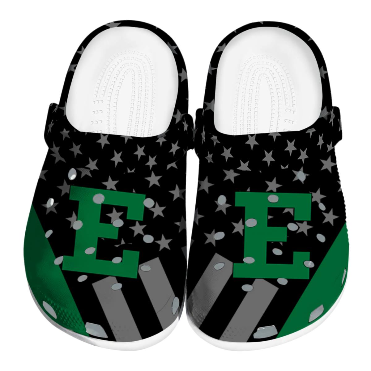 Eastern Michigan Eagles NCAA Sport Crocs Crocband Clogs Shoes Comfortable For Men Women and Kids