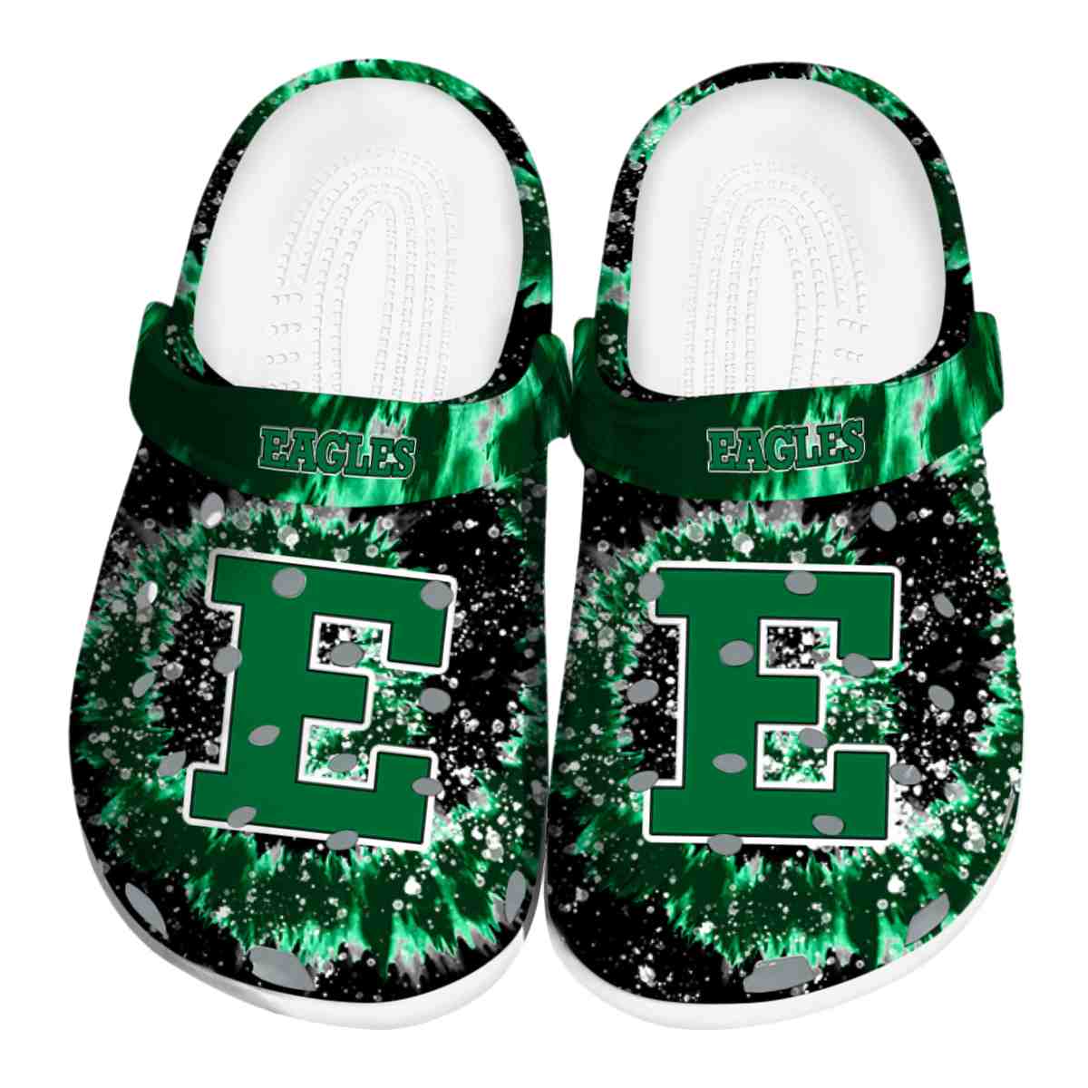 Eastern Michigan Eagles NCAA Sport Crocs Crocband Clogs Shoes Comfortable For Men Women and Kids