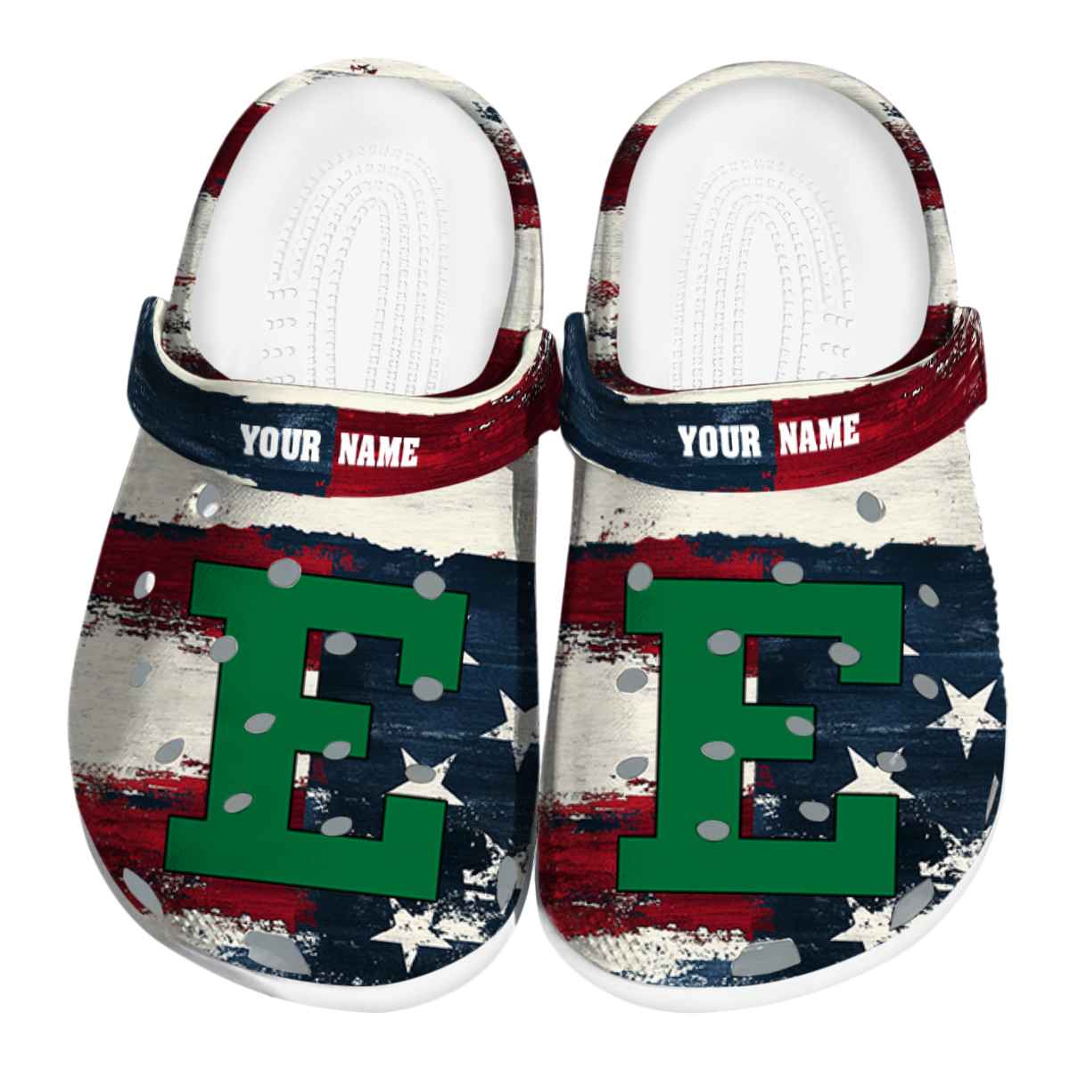 Eastern Michigan Eagles NCAA Sport Crocs Crocband Clogs Shoes Comfortable For Men Women and Kids