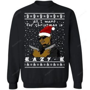 Eazy-E Rapper Ugly Christmas Sweater Adult 3D Funny Matching for family