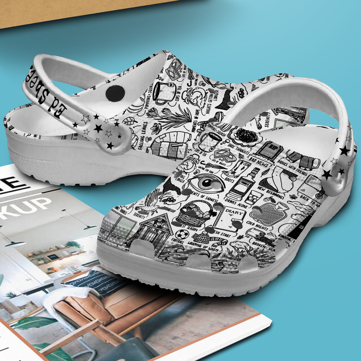 Ed Sheeran Music Crocs Crocband Clogs Shoes Comfortable For Men Women and Kids - Image 2