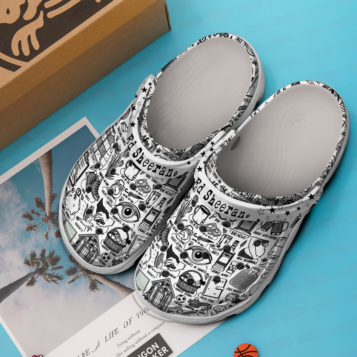 Ed Sheeran Music Crocs Crocband Clogs Shoes Comfortable For Men Women and Kids - Image 3