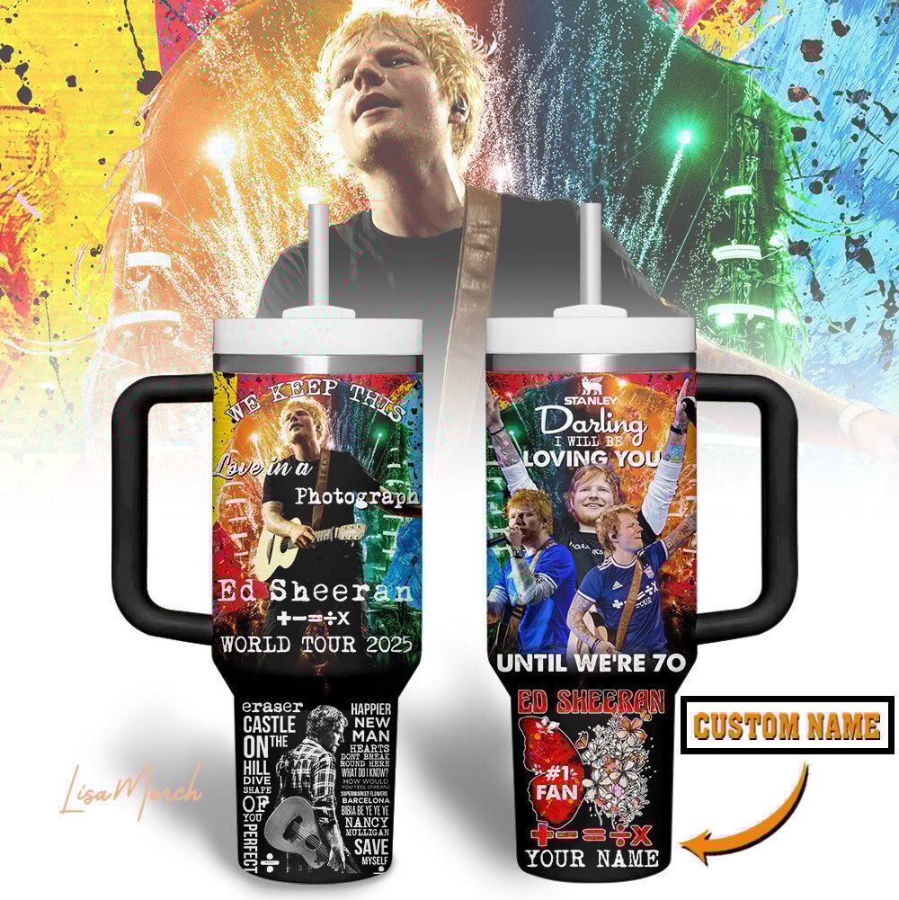Ed Sheeran Music Custom Stanley Cup 40 oz 30 oz Tumbler With HandleTVC2301279