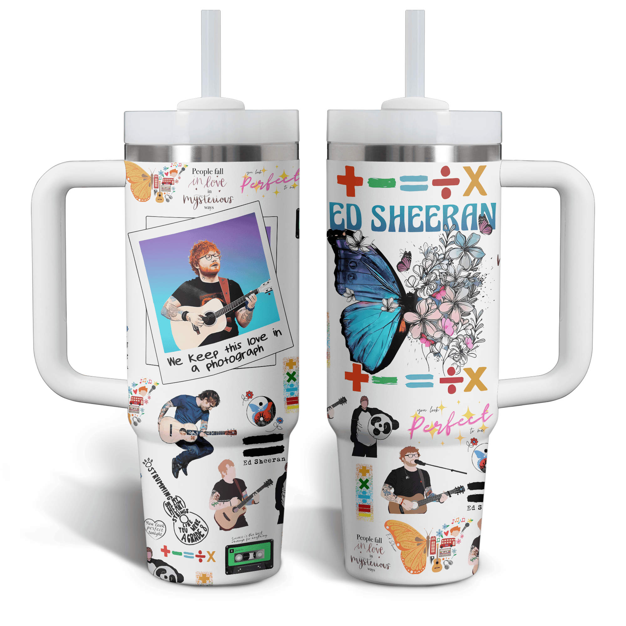 Ed Sheeran Music Custom Stanley Cup 40 oz 30 oz Tumbler With HandleTVC2301766